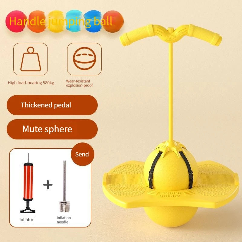 Bouncing Ball Long Height Exercise Equipment Increase For Children - Sensory Kids