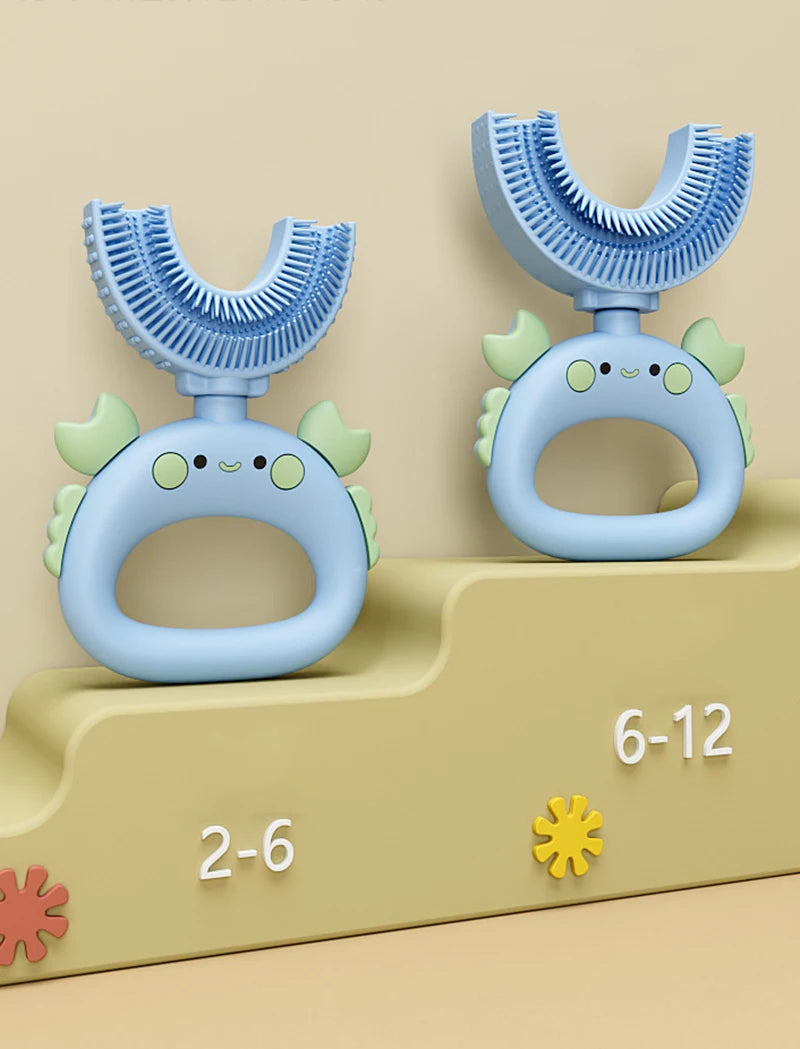 Sensory DinosaurBrush Silicone U-Shaped Toothbrush Tool - Sensory Kids