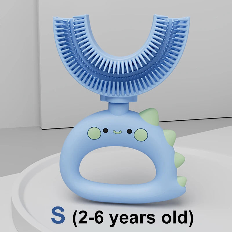 Sensory DinosaurBrush Silicone U-Shaped Toothbrush Tool - Sensory Kids