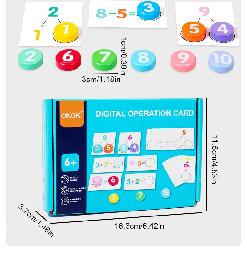 Children's math early education teaching aids