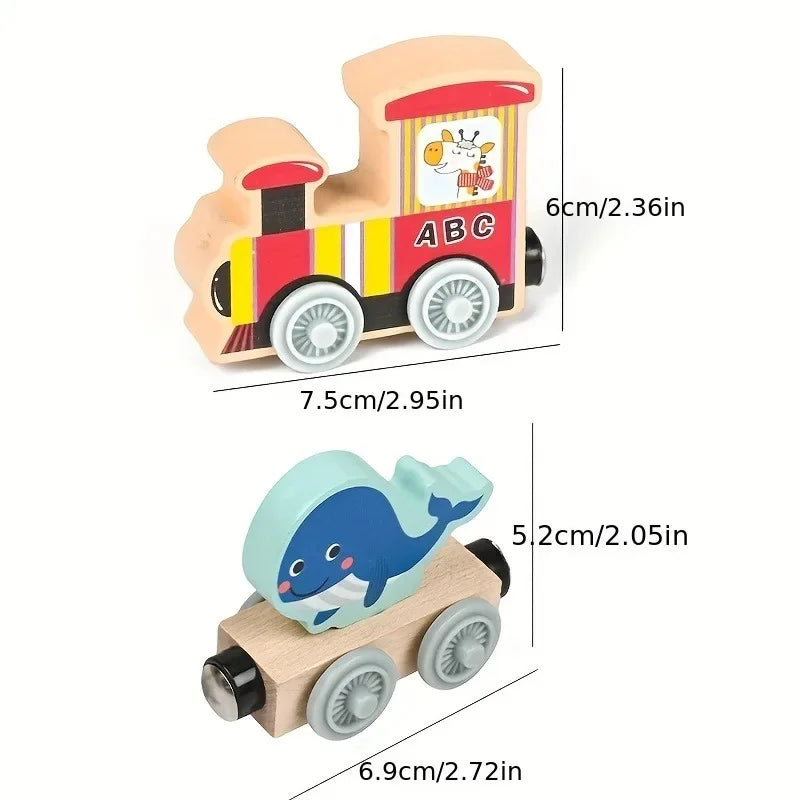 Montessori Toys Houten Magnetische Trein voor Kinderen