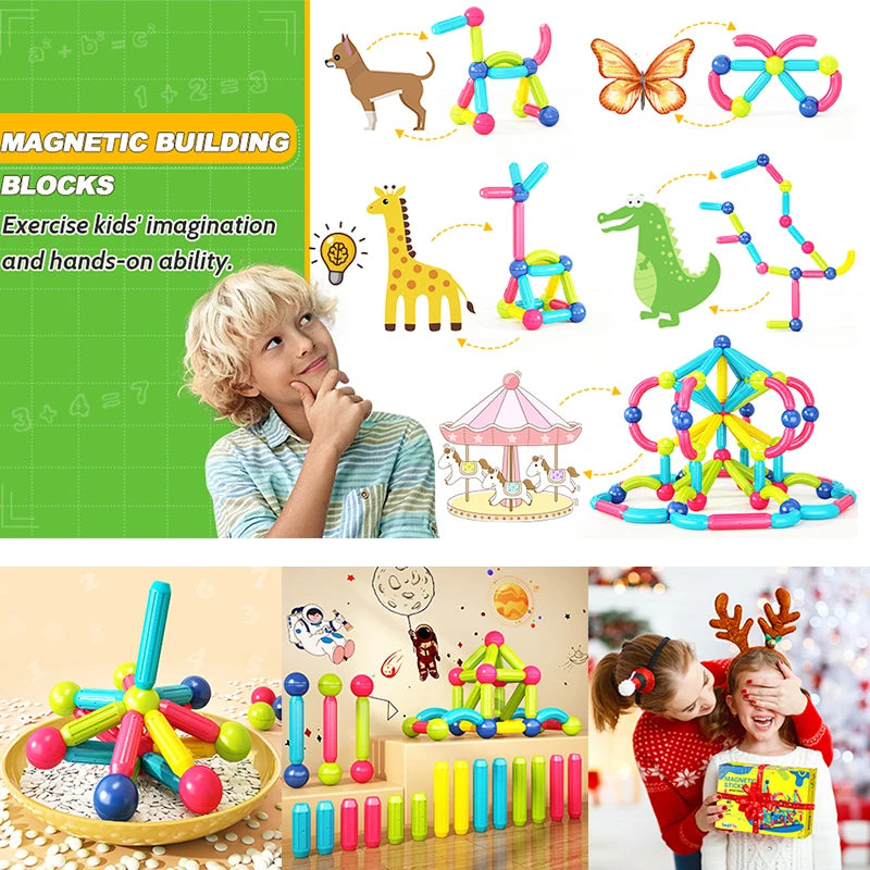 Montessori Magnetic Pieces Puzzle for Children - Sensory Kids