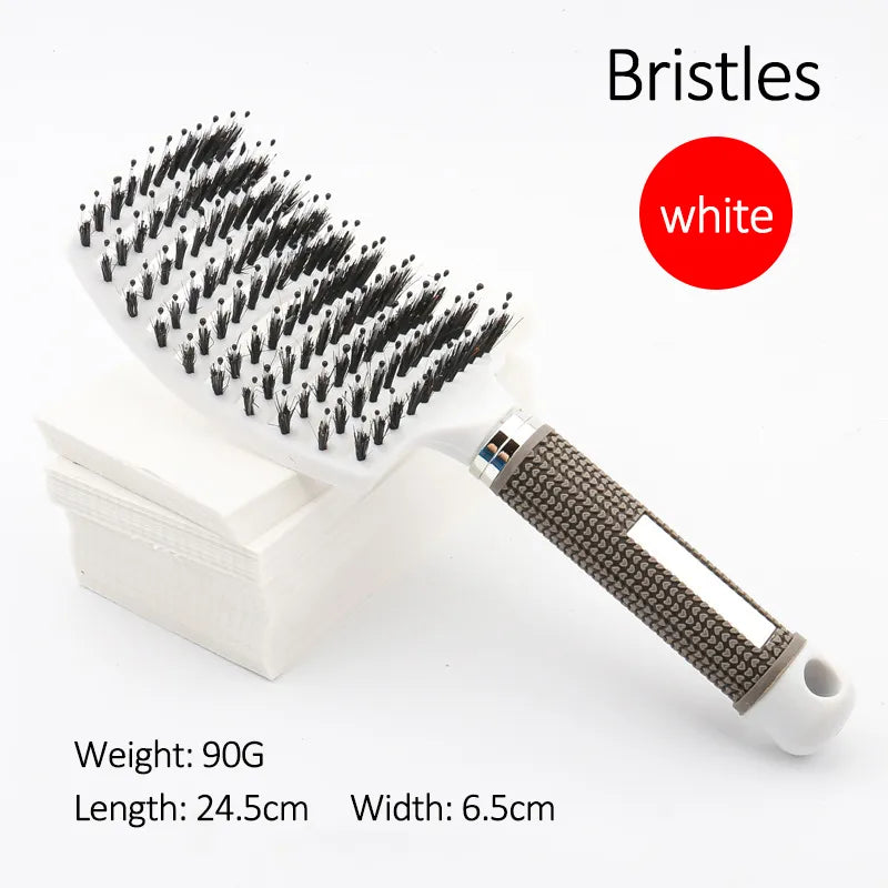 Bristle & Nylon Detangling Sensory Hairbrush - Sensory Kids