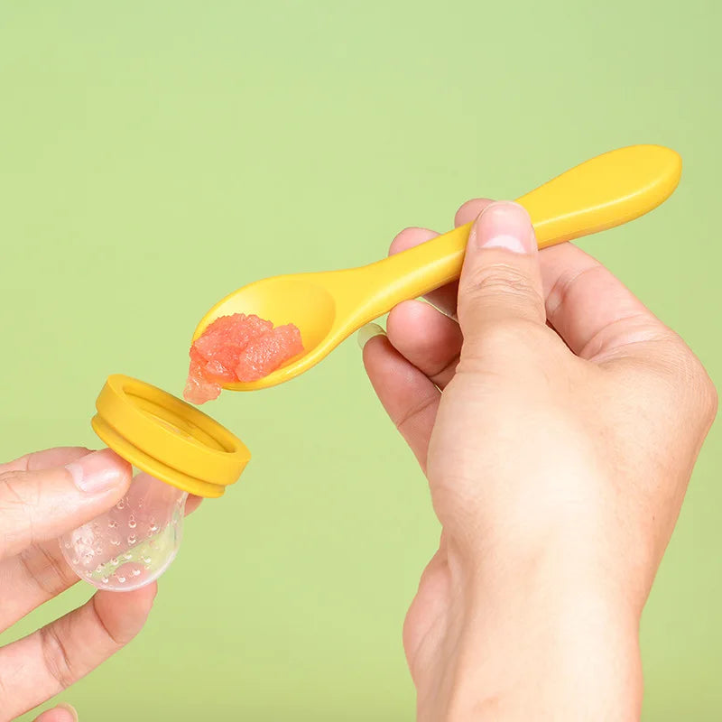 Baby Pacifier Fruit Feeder Nursing Toddler Teething Toys Silicone - Sensory Kids