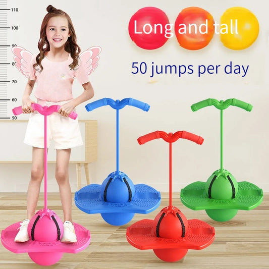 Bouncing Ball Long Height Exercise Equipment Increase For Children - Sensory Kids