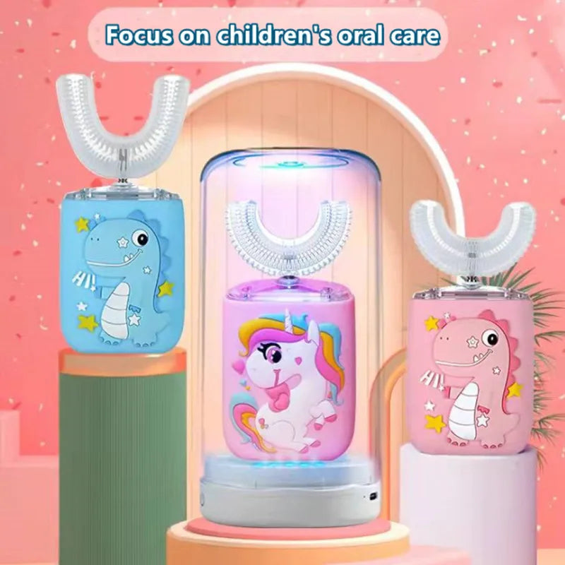 NEW Smart Electric U-Shaped Automatic ToothBrush Silicone - Sensory Kids