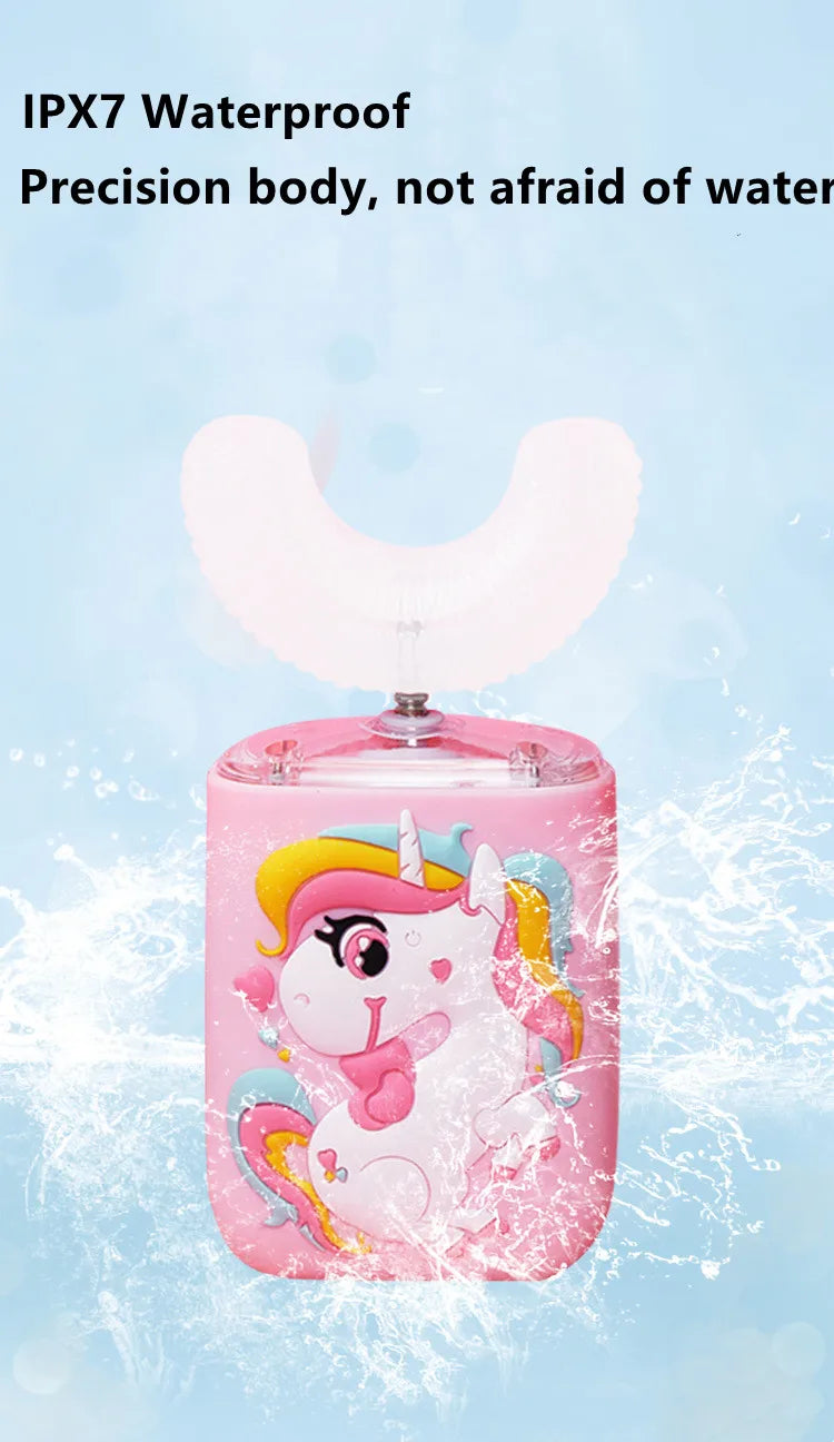 NEW Smart Electric U-Shaped Automatic ToothBrush Silicone - Sensory Kids