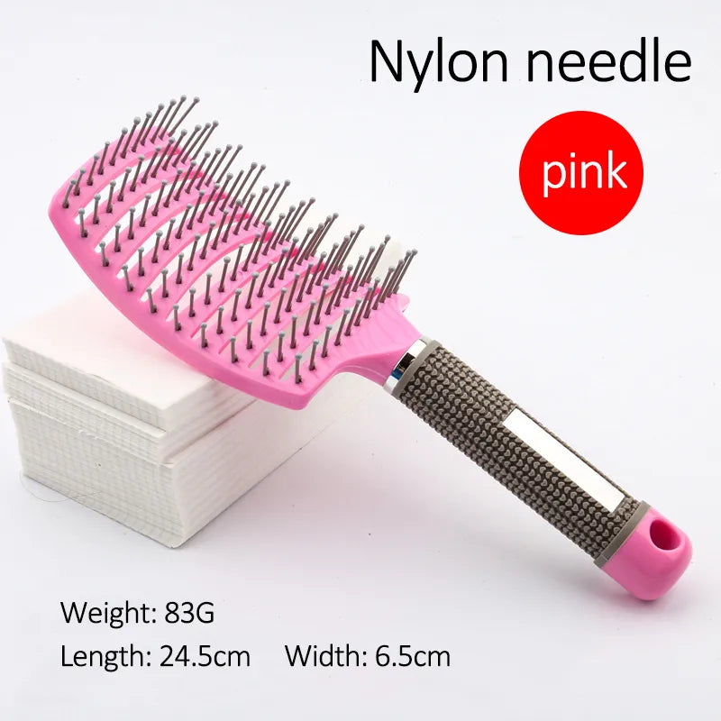 Bristle & Nylon Detangling Sensory Hairbrush - Sensory Kids