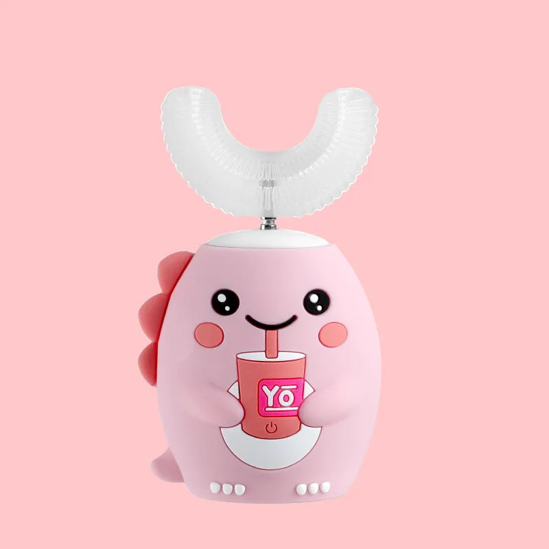 Kids Sensory Smart Electric Toothbrush U-shaped Rechargeable 360Degrees Silicon - Sensory Kids