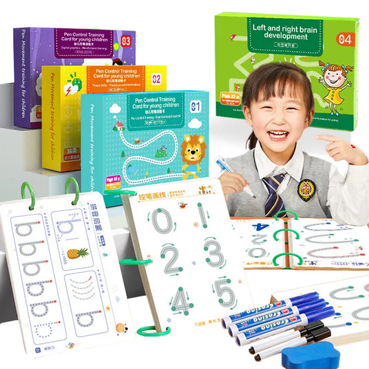 Montessori Workbook: Fast-Track Young Minds for Children - Sensory Kids