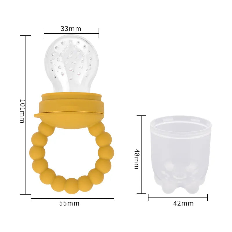 Baby Pacifier Fruit Feeder Nursing Toddler Teething Toys Silicone - Sensory Kids