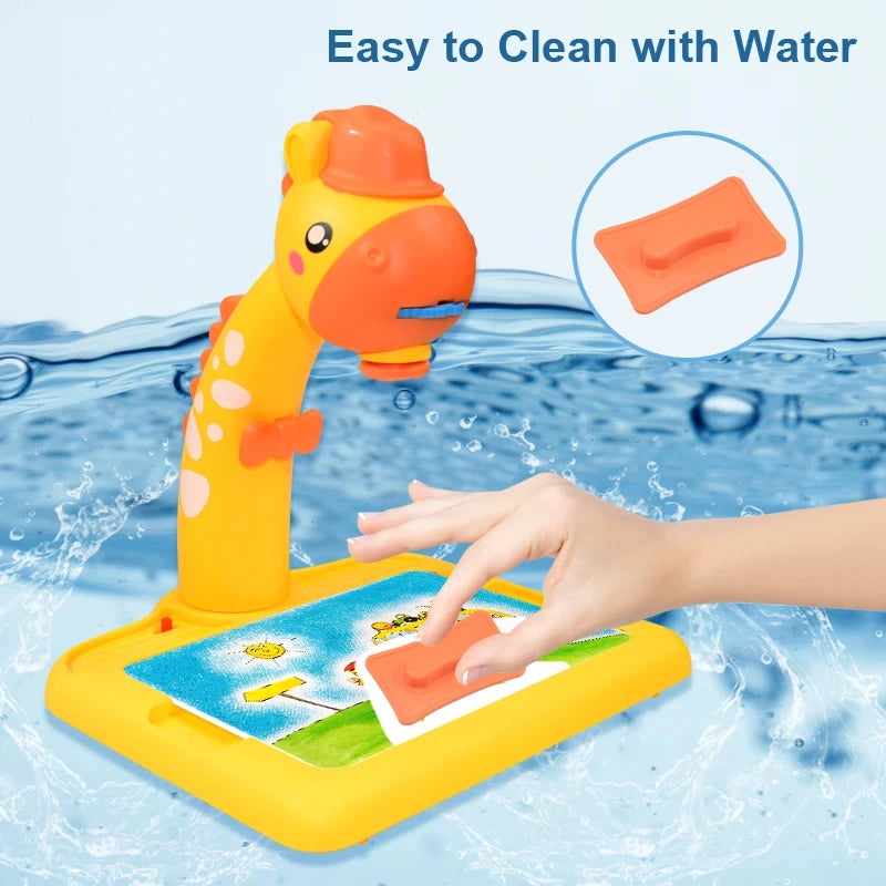 Creative Electric Deer Projection Drawing Board for Children – Fun Educational Art Toy & Creative Learning