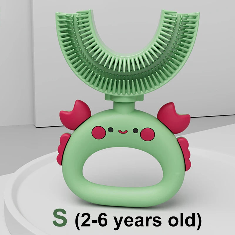 Sensory DinosaurBrush Silicone U-Shaped Toothbrush Tool - Sensory Kids