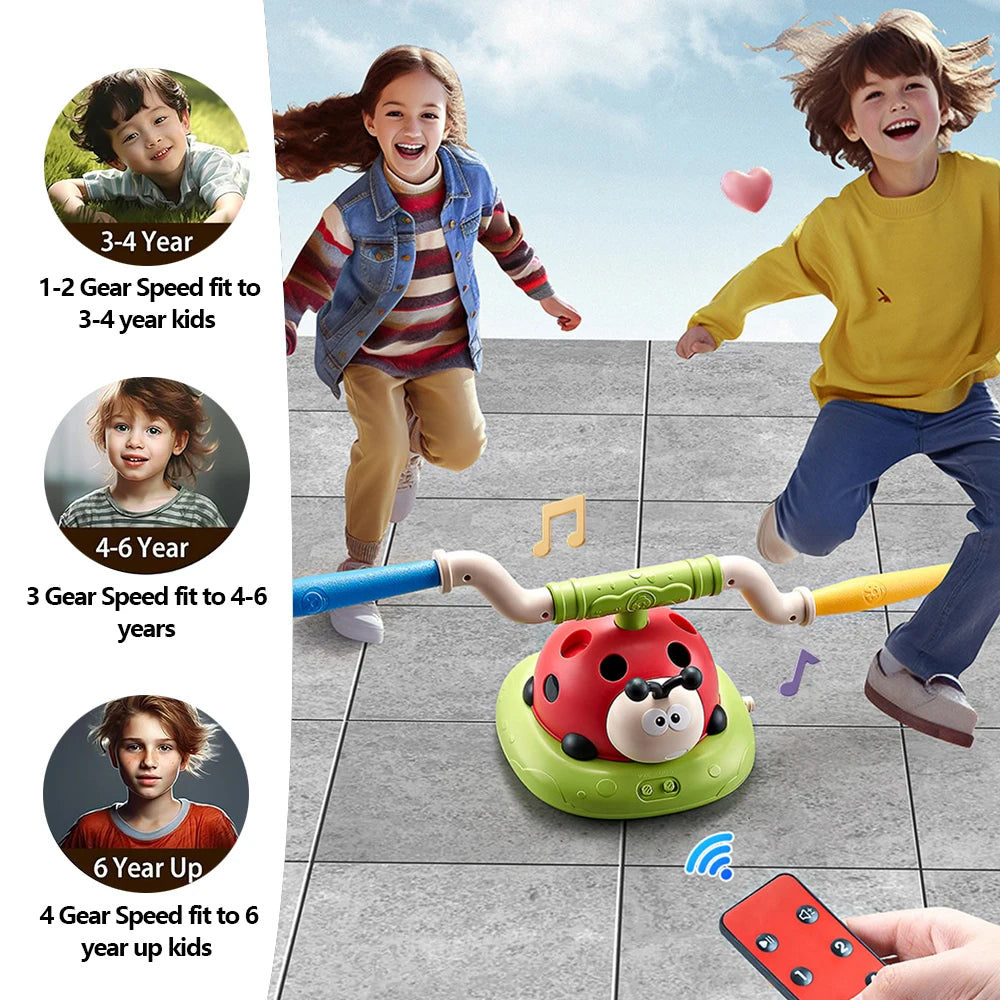 Musical Jump - Toss Ring Game & Rocket Launcher Outdoor Educational for Kids