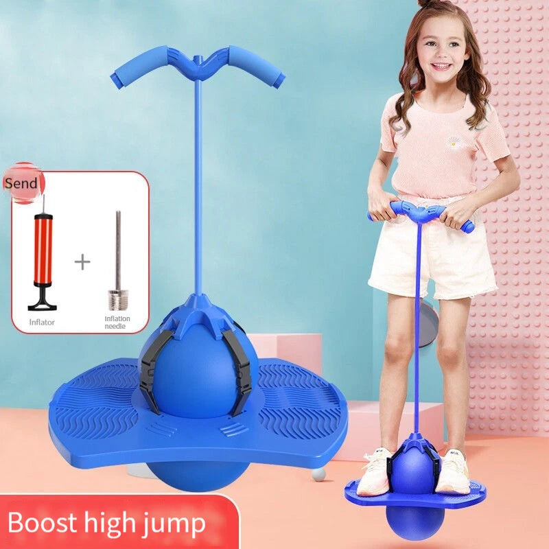 Bouncing Ball Long Height Exercise Equipment Increase For Children - Sensory Kids
