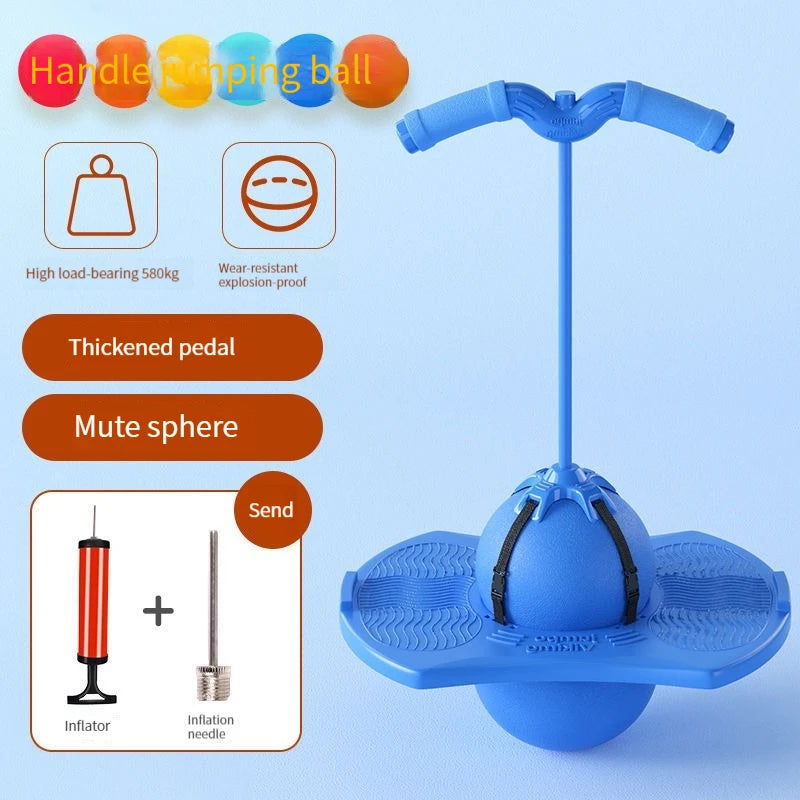 Bouncing Ball Long Height Exercise Equipment Increase For Children - Sensory Kids