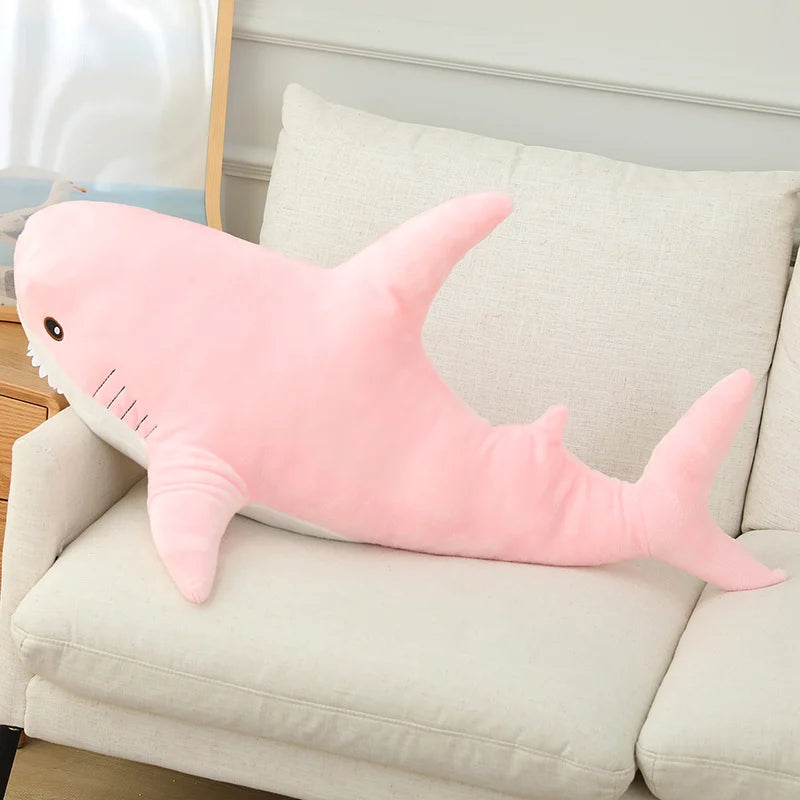 Shark Cartoon Plush - Soft Pillow & Bed Decor Gift