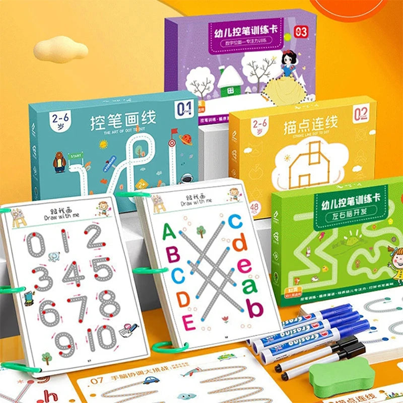 Montessori Workbook: Fast-Track Young Minds for Children - Sensory Kids