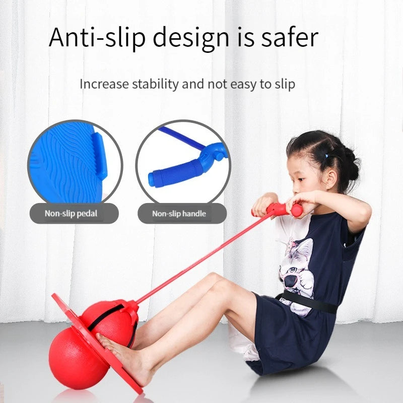 Bouncing Ball Long Height Exercise Equipment Increase For Children - Sensory Kids