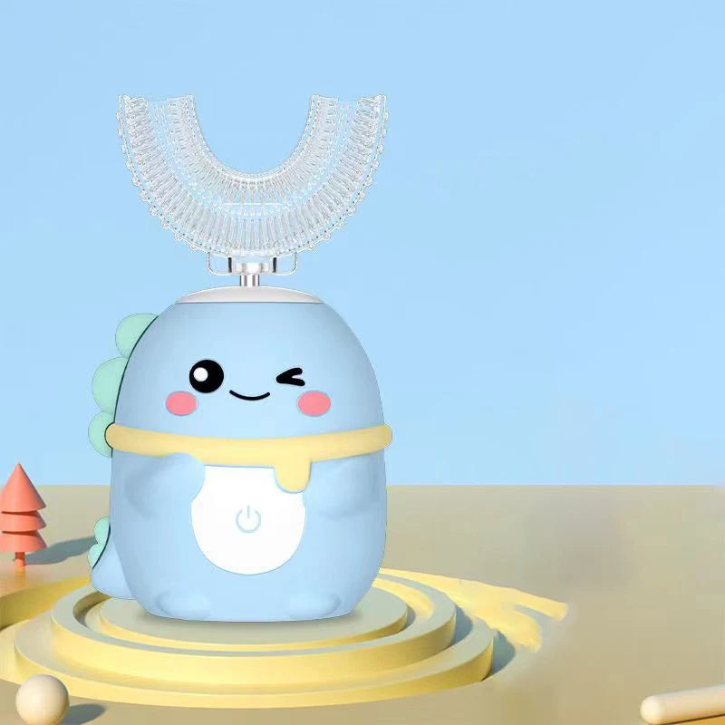 Kids Sensory Smart Electric Toothbrush U-shaped Rechargeable 360Degrees Silicon - Sensory Kids