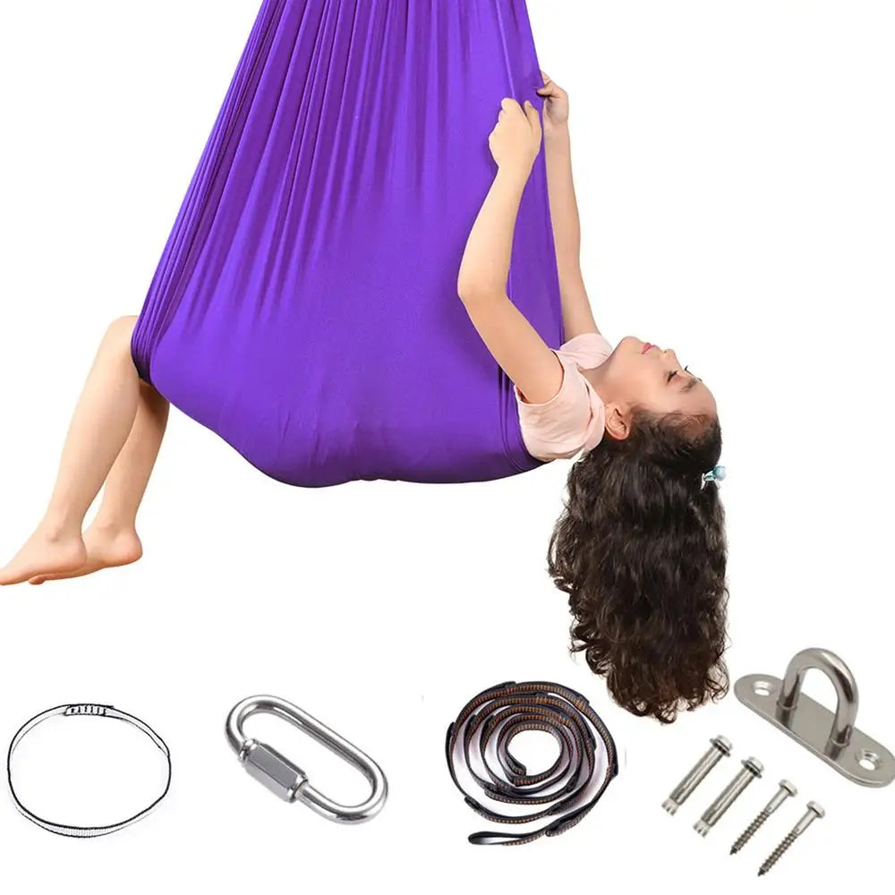 Calming hideaway with Cuddle Sensory Swing for Children - Sensory Kids