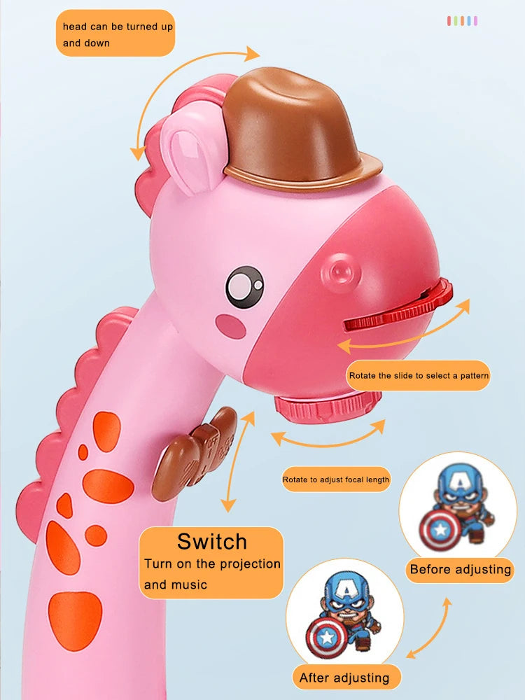 Creative Electric Deer Projection Drawing Board for Children – Fun Educational Art Toy & Creative Learning