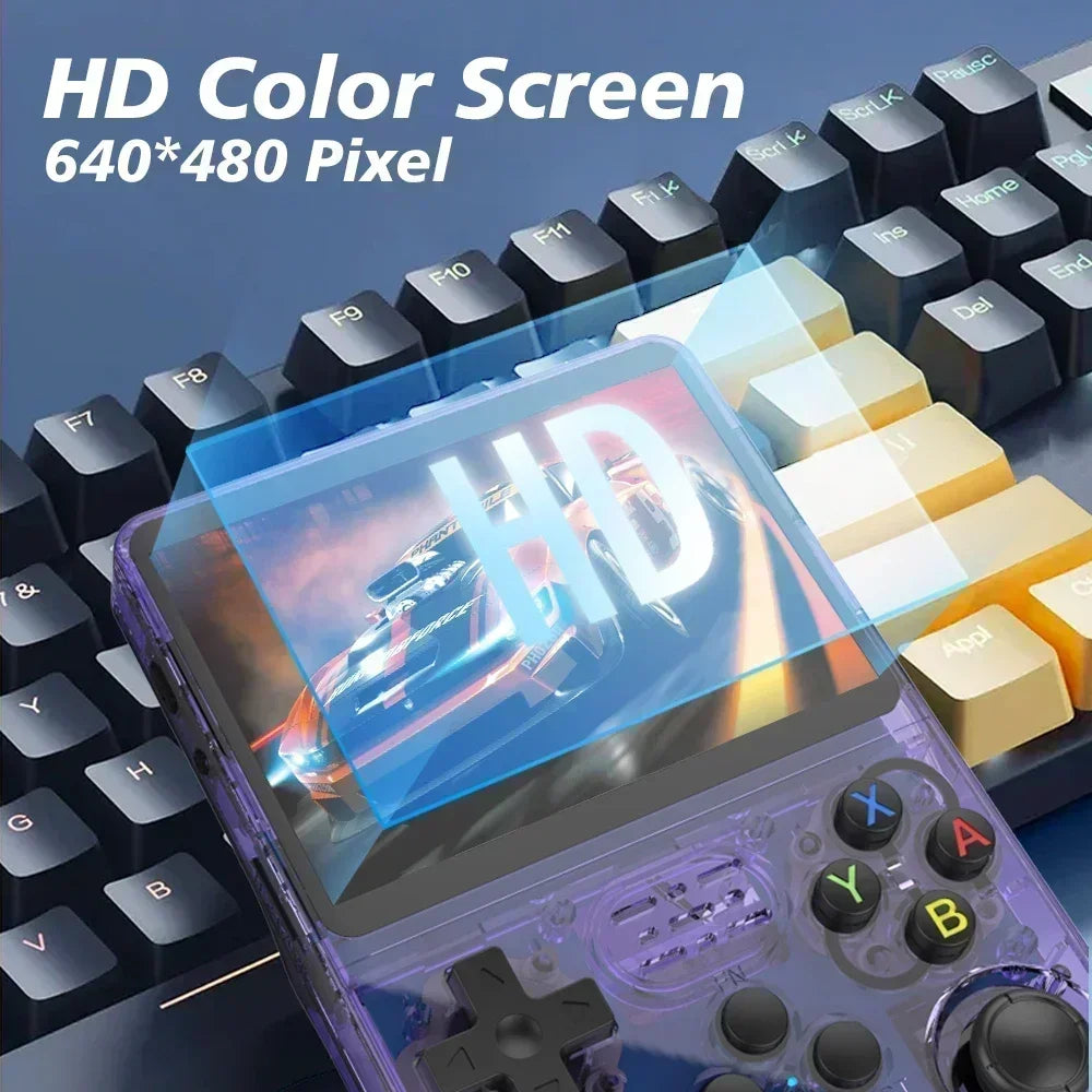 All-in-One Retro Game Play Console – 3.5-Inch IPS Screen Video Game Player for Kids and Adults