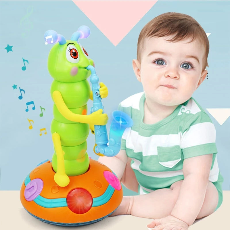 Electric Cute Caterpillar Melody Lighting - Sensory Kids