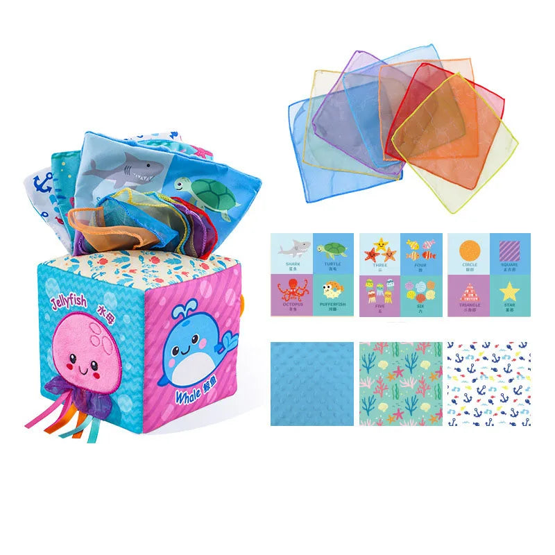 Sensory Toy Magic Tissue Box for Babies and Toddlers - Sensory Kids