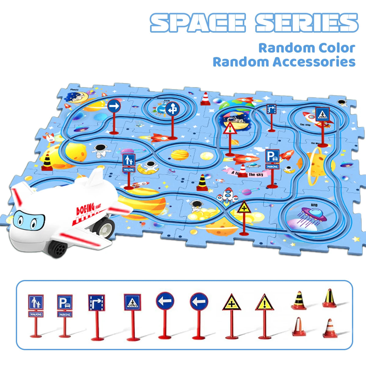 Sensory PuzzleRacer Mini Railroad Cars Educational Toys - Sensory Kids