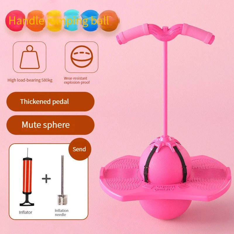 Bouncing Ball Long Height Exercise Equipment Increase For Children - Sensory Kids