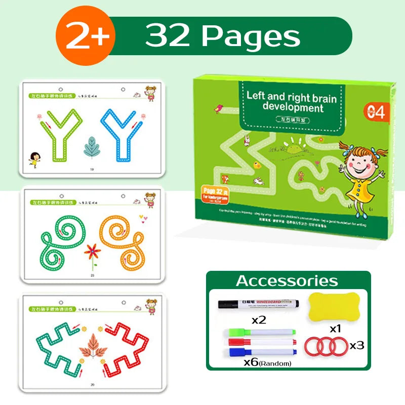 Montessori Workbook: Fast-Track Young Minds for Children - Sensory Kids