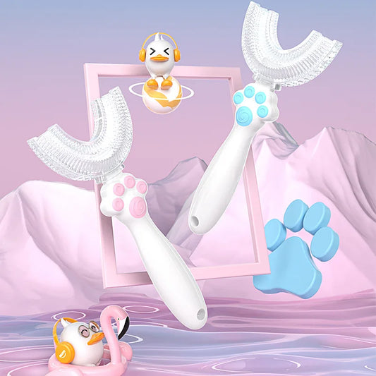 Kids Mouth U-Shaped Toothbrush Tool Silicone - Sensory Kids