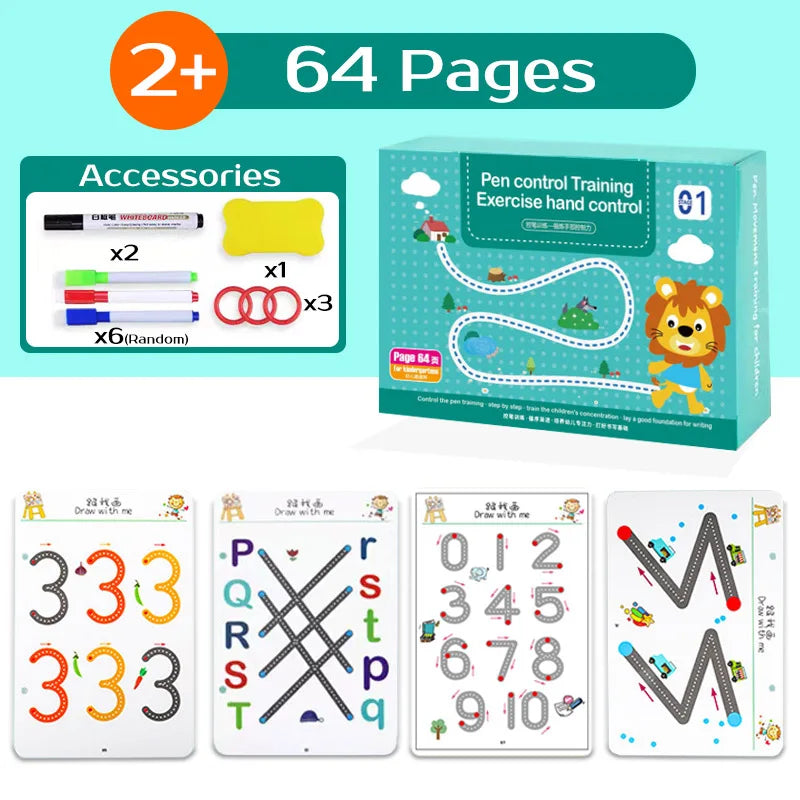 Montessori Workbook: Fast-Track Young Minds for Children - Sensory Kids