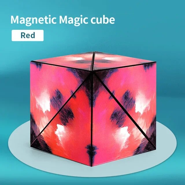 Montessori Magnetic Magic Shapeshifting Cube - Sensory Kids