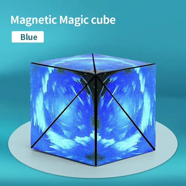 Montessori Magnetic Magic Shapeshifting Cube - Sensory Kids