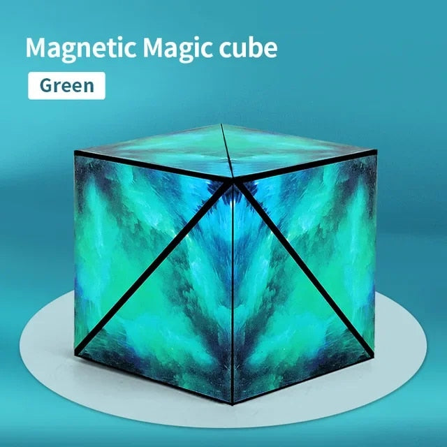 Montessori Magnetic Magic Shapeshifting Cube - Sensory Kids