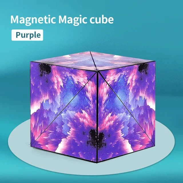 Montessori Magnetic Magic Shapeshifting Cube - Sensory Kids