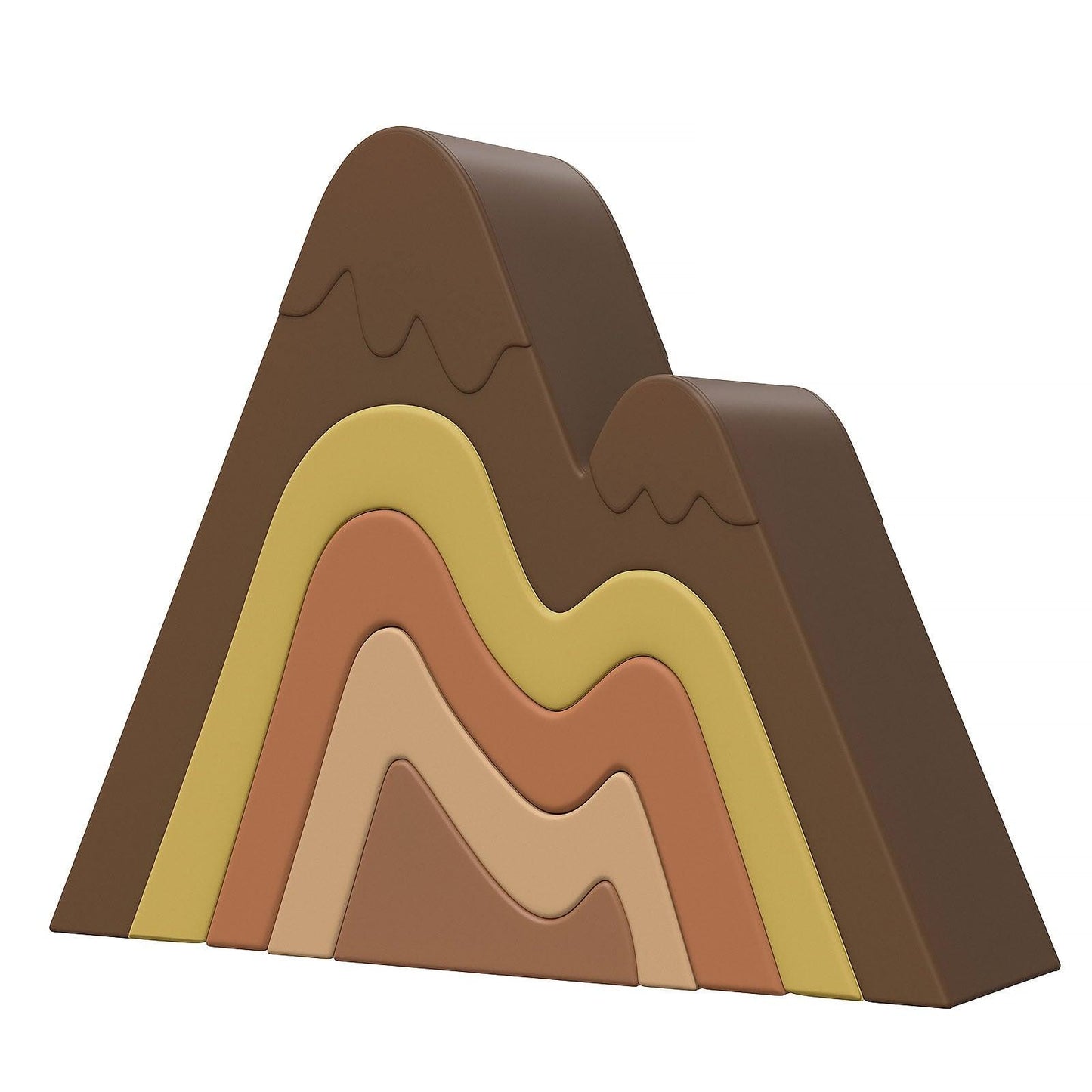 Silicone Tower Stacker | Sunshine or Mountains - Sensory Kids