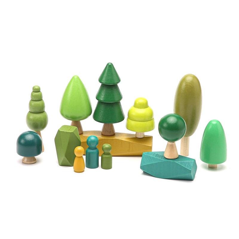 Wooden Tree Imagination Set - Sensory Kids