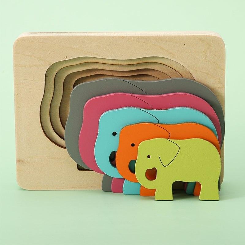 Animal 3D Puzzle for Cognitive Learning & Play - Sensory Kids