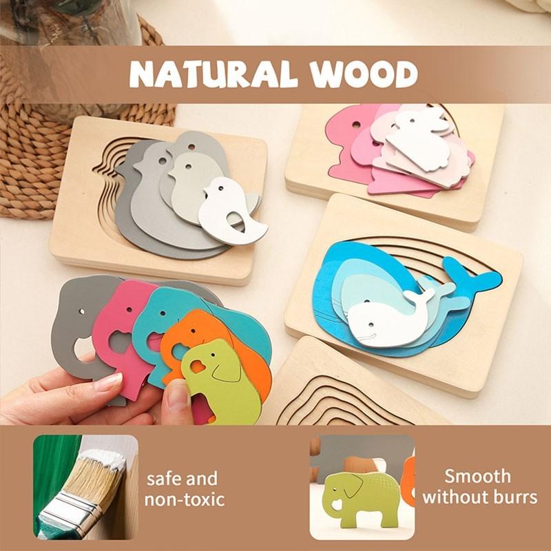 Animal 3D Puzzle for Cognitive Learning & Play - Sensory Kids