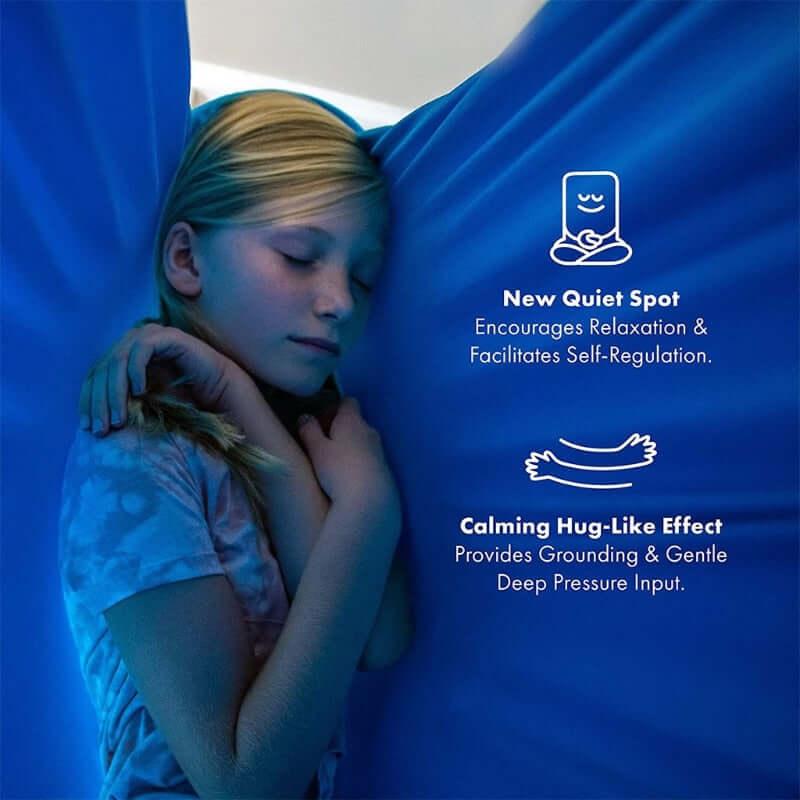 Calming hideaway with Cuddle Sensory Swing for Children - Sensory Kids