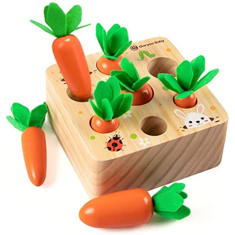 Carrot Harvest Toy for Fine Motor Skills - Sensory Kids