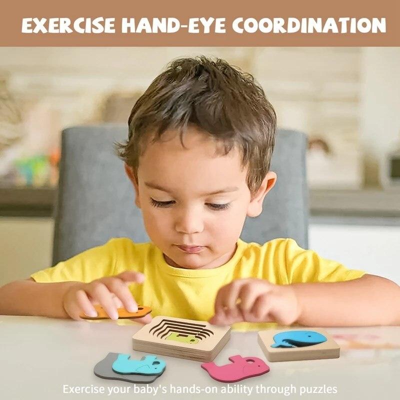 Animal 3D Puzzle for Cognitive Learning & Play - Sensory Kids