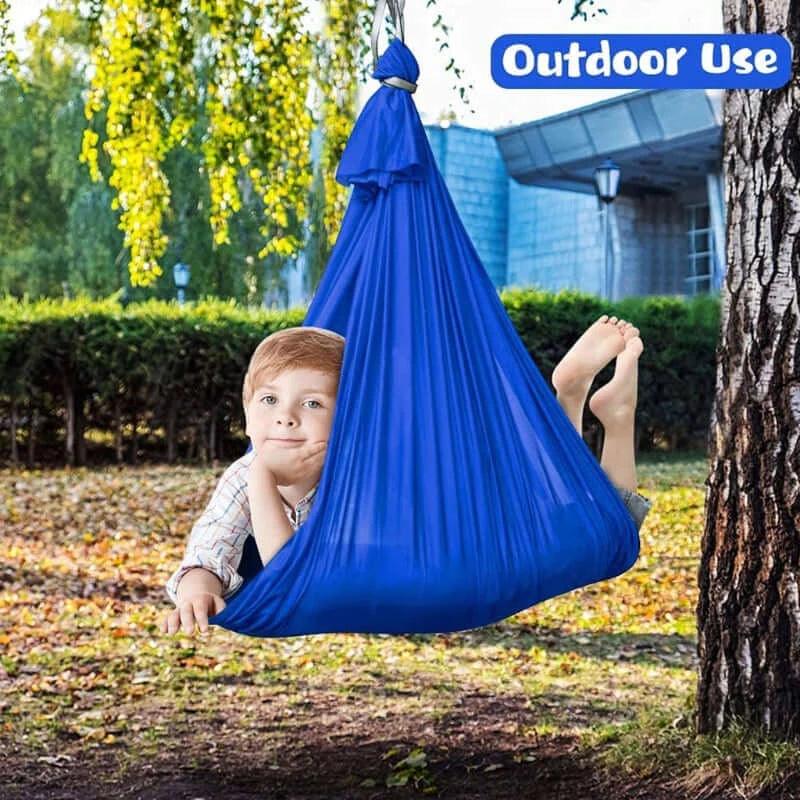 Calming hideaway with Cuddle Sensory Swing for Children - Sensory Kids