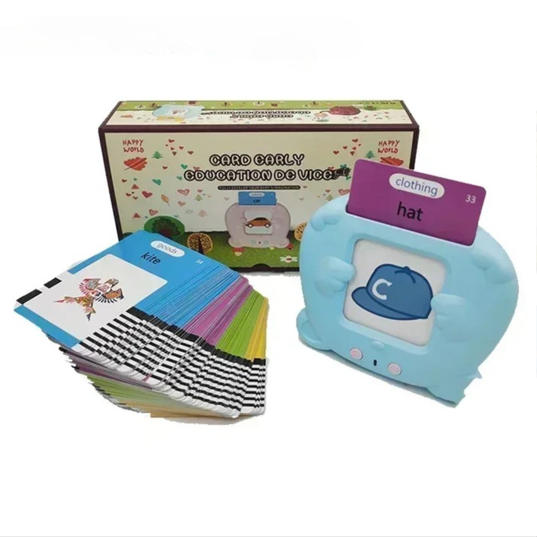 Preschool Reading & Vocabulary Learning Toy for Children - Talking Flash Cards with Sound