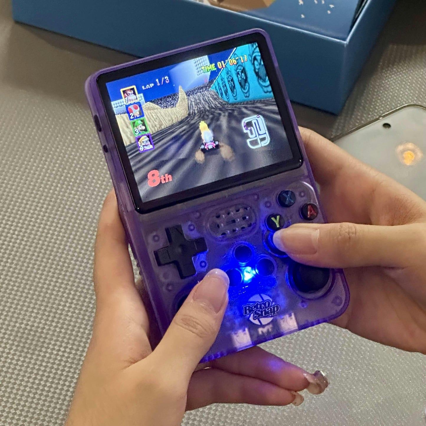 All-in-One Retro Game Play Console – 3.5-Inch IPS Screen Video Game Player for Kids and Adults