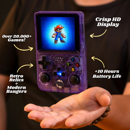 All-in-One Retro Game Play Console – 3.5-Inch IPS Screen Video Game Player for Kids and Adults
