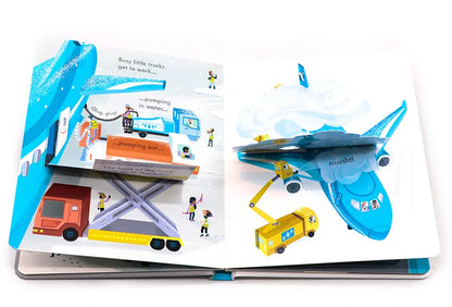 Interactive 3D Flap Educational English Board Book for Kids